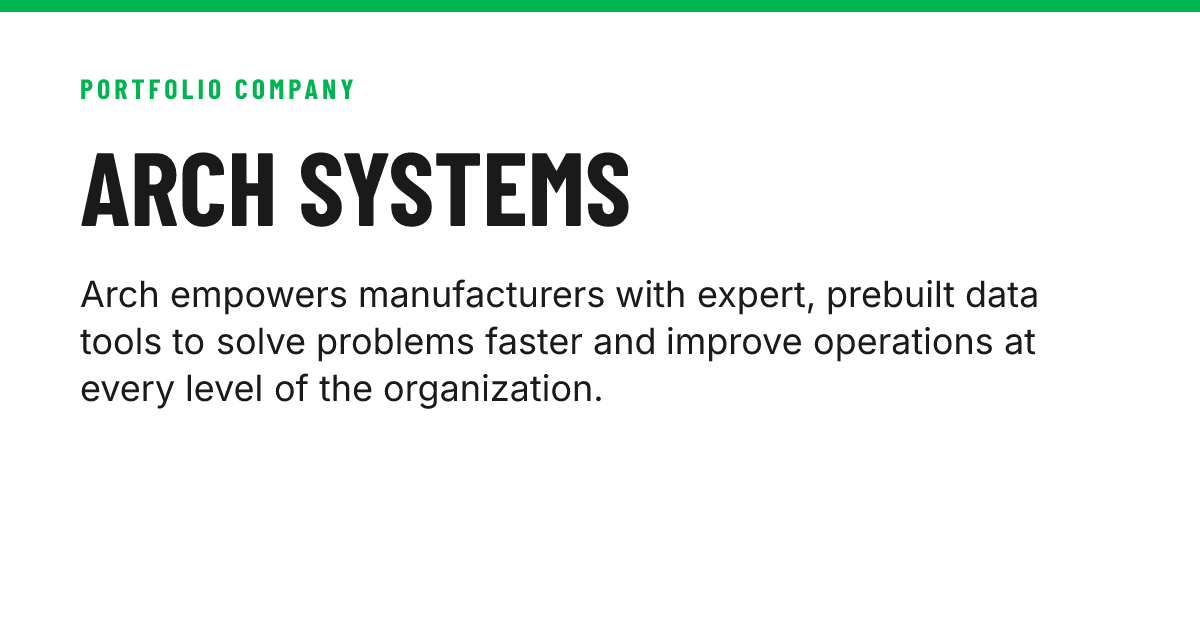 Arch Systems — Portfolio — Two Bear Capital